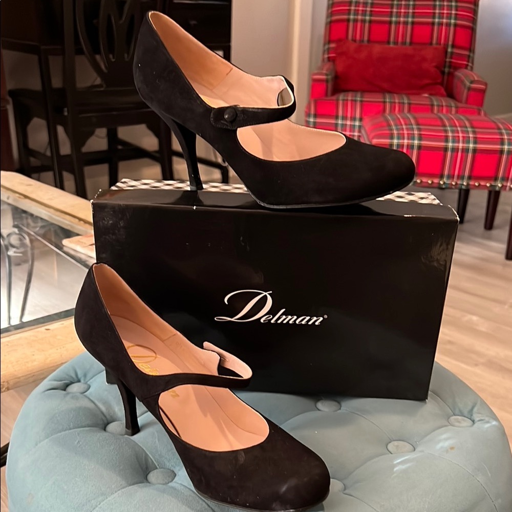Delman Black Heels